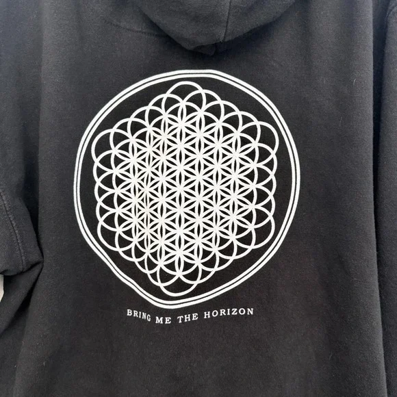 Bring Me The Horizon Hoodie Mens 2XL Full Zip Sempiternal Sweatshirt - Picture 9 of 9